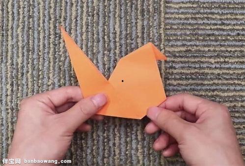 小鸡怎么折视频,跟随视频教程,学会折出可爱小鸡