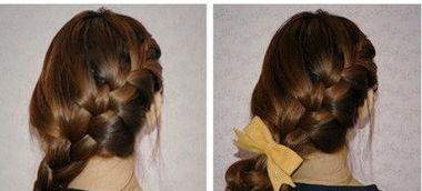 简单编头发教程短视频